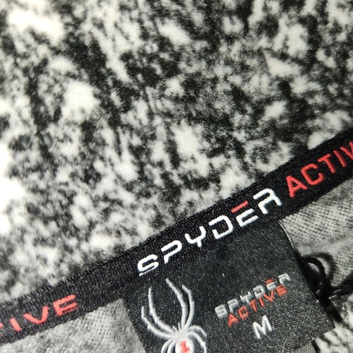 Spyder Active NWT Women's Half Zip Pullover Fleece Thumbhole Slits Medium - Picture 4 of 9