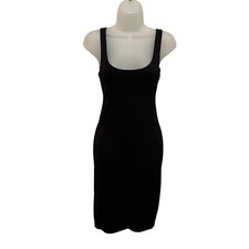 Forever 21 Women’s Black Dress Bodycon Stretch Sleeveless Tank Sz Small