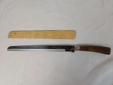 Vintage Hollow Ground Westall Richardson 9 inch carving knife bakelite handle