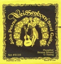 John Pearse Weissenborn Guitar Phosphor Bronze G Tuning , .017 - .062, 3110 