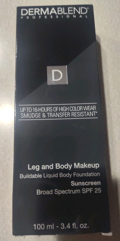 Dermablend Leg and Body Makeup Tan Honey 45W 100ml SPF 25 Buildable