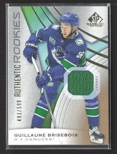 2020 Upper Deck SP Game Used Edition Guillaume Brisebois #102 493/599 Jersey