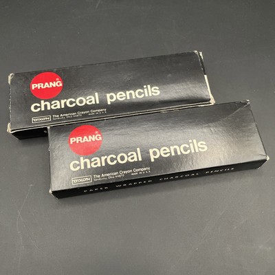 Prang Drawing Charcoal Pencils 600 M Old Stock 2 Boxes, 20 Total