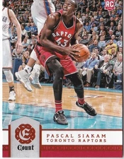 PASCAL SIAKAM COUNT ROOKIE EXCALIBUR 2016-17 TORONTO RAPTORS SP