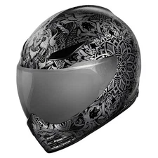 Icon Domain Helmet Full Face - Gravitas Black - Adult Size Large