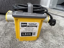 E201512 Defender 1.5kVA Power Transformer Tool 16A 110V Portable-2 x 16A Outlet