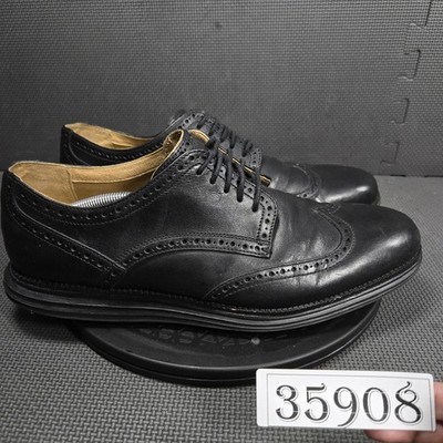 Cole Haan Shoes Mens Size 13M Black Leather Wingtip Brogue  display picture 3
