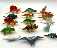 Lot of 16 Dinosaur Toy Figures PVC Plastic Kids Playset T-Rex Triceratops