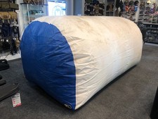 Used Air Ups brand paintball bunker. large Car Wash. Airtight. White w Blue