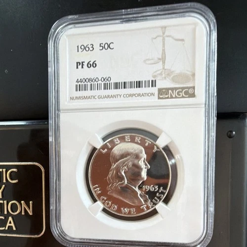 1963 Franklin Half Dollar 50C NGC PF 66 Proof Silver Philadelphia