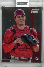 2021 Topps Stadium Club Cincinnati Reds Tyler Stephenson Base Chrome