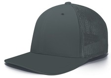 Pacific Headwear Trucker Pacflex Cap Graphite Large