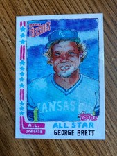 George Brett 71/99 Stamp 2025 Topps Shoebox Treasures Andy Friedman #61