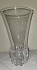STUNNING VTG STEUBEN Crystal Lotus Vase By GEORGE THOMPSON 10"H SIGNED