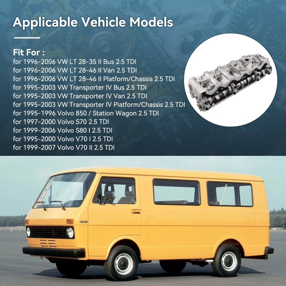 Cylinder Head for VW Transporter T4 2.5 TDI AXL ACV AYY on HD AJT AGX AND AVR - Image 3 of 4