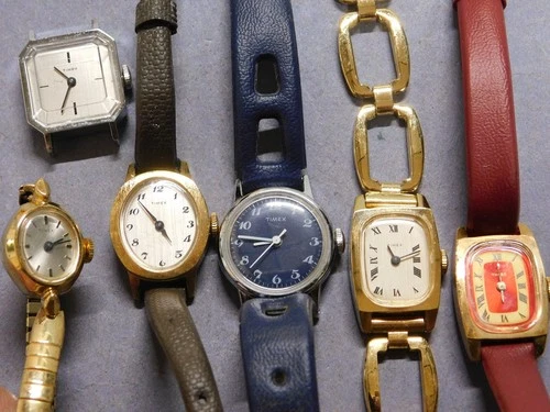 Vtg Timex ladies watch lot manual wind unused but not running k452