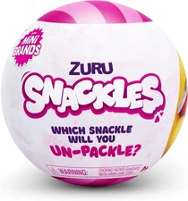 ZURU Snackles Small Sized 5.5 inch Snackle Plush by ZURU (Random Surprise)