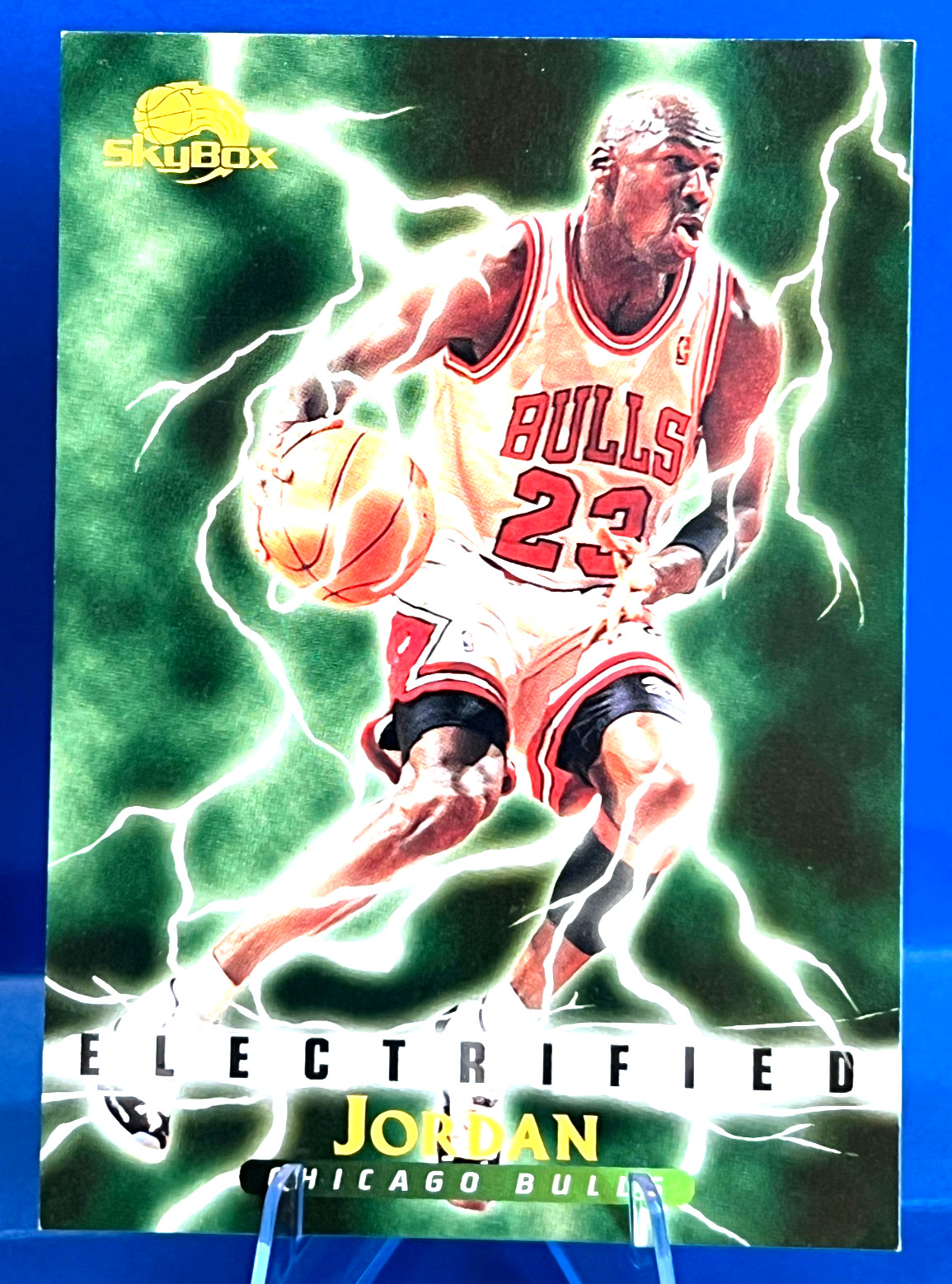 Michael Jordan 1995-96 Skybox Premium "Electrified" #278 HOF