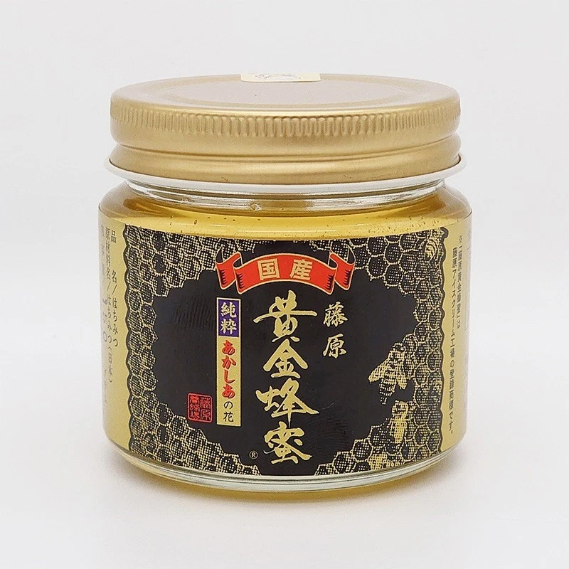 Fujiwara Golden Honey (Japan) Acacia Glass Jar 150g