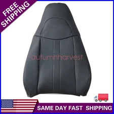 Driver Top Leather Seat Cover Dark Gray For 2003 2004 2005 2006 Chevy Express