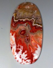 82 Ct 4X30X60 mm Natural Crazy Lace Agate Oval Cabochon Gemstone KE-528