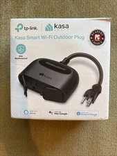 TP Link Kasa Smart Wi-Fi Outdoor Plug IP64 Weatherproof Works with Alexa Google