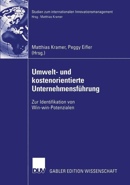 Peggy Eifler (U. A.) | Umwelt- Und Kostenorientierte UnternehmensfüHrung | Buch-image