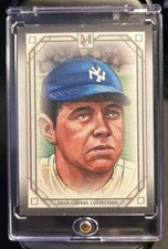 2024 Topps Museum Collection Babe Ruth Canvas Collection Reproduction  