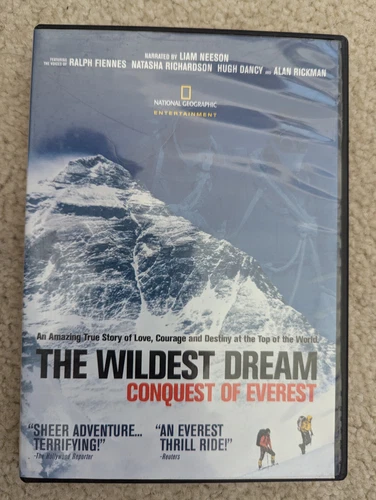 National Geographic The Wildest Dream Conquest Of Everest DVD mountain climbing