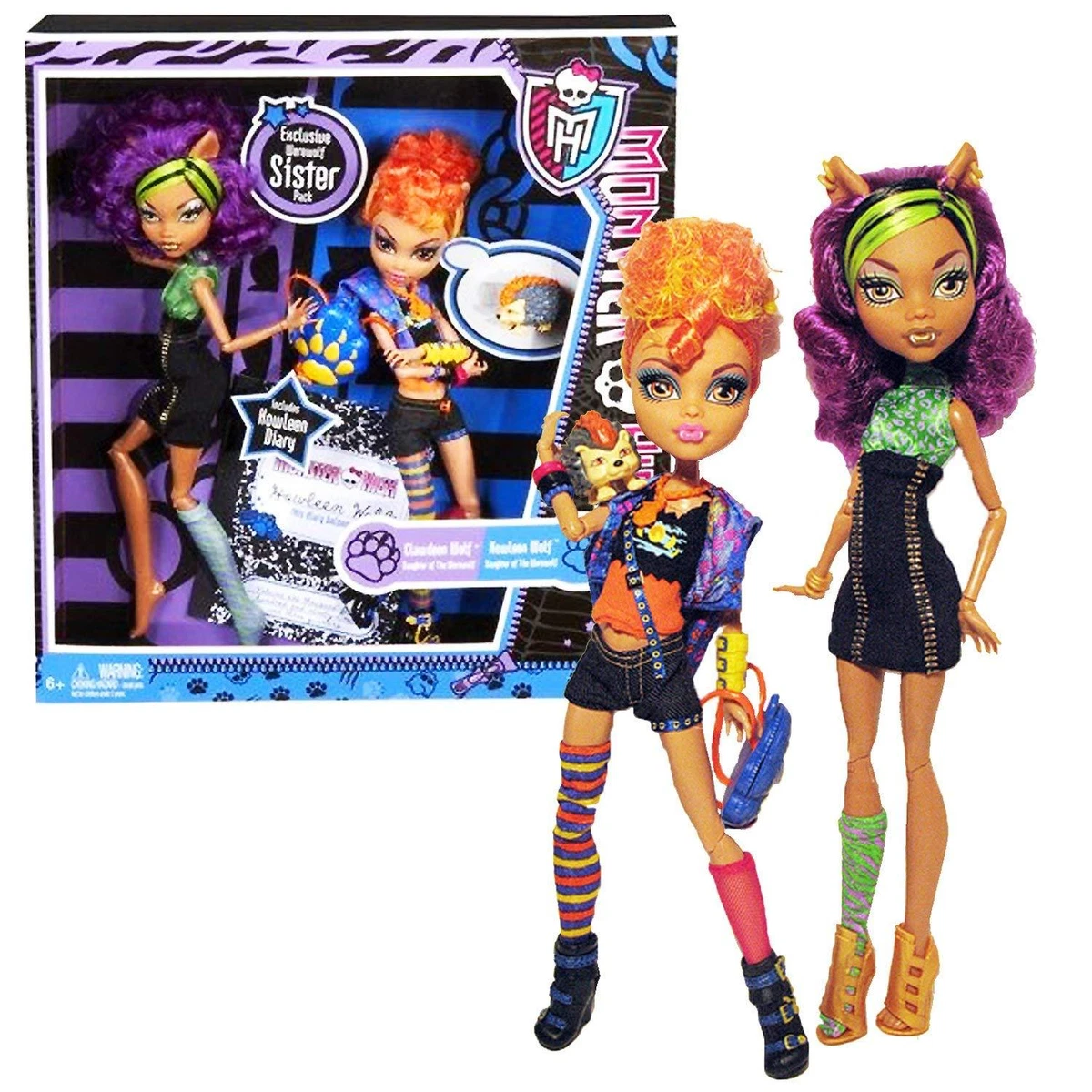 MONSTER HIGH CLAWDEEN WOLF DOLL - BNIB 