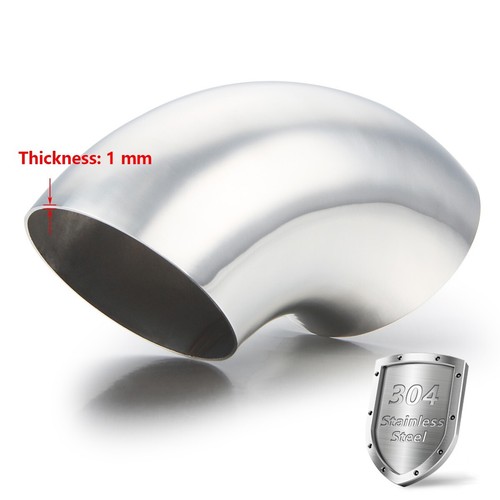 4" Diameter Elbow Exhaust Pipe Stainless Steel Tight Radius Mandrel Bend 90° - Picture 3 of 8