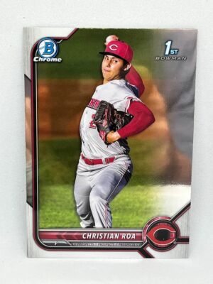 2022 Bowman Christian Roa Chrome 1st Reds BCP-130 | eBay