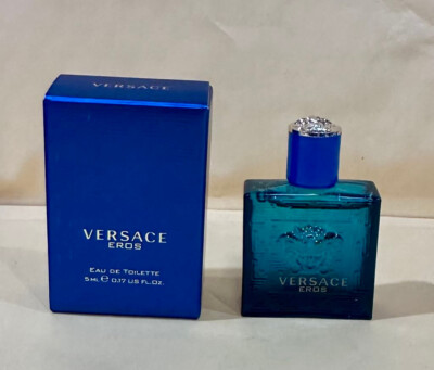 VERSACE EROS Cologne for Men 0.17 oz 5 ml Eau de Toilette