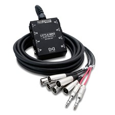 Little Bro Sub Snake 6 x XLR Sends and 2 x 1/4 in TRS Returns