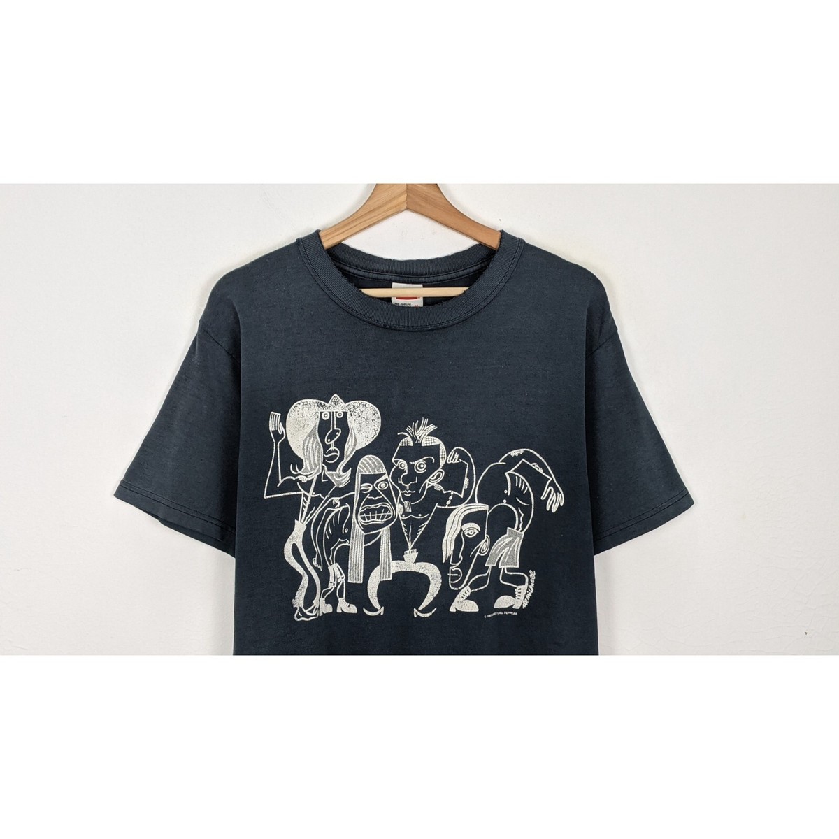 Vintage 90s Red Hot Chili Peppers RHCP Picasso Art shirt | eBay