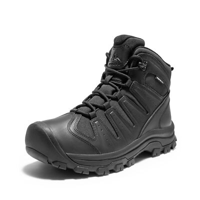 NORTIV 8 Mens Hiking Boots Waterproof Ankle Outdoor Trekking Backpacking Shoes