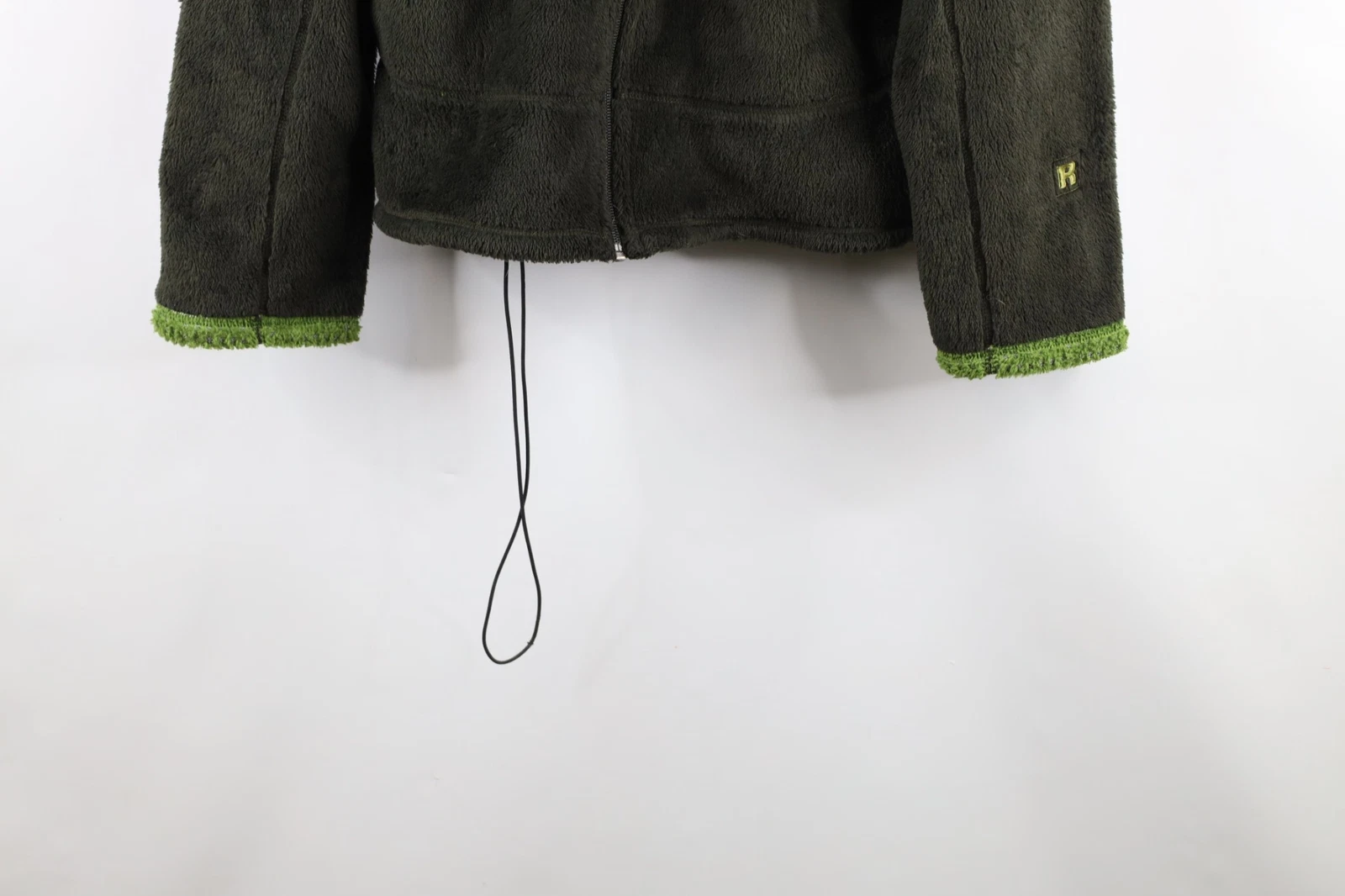 patagonia vintage spell out regulator full zip fleece jacket