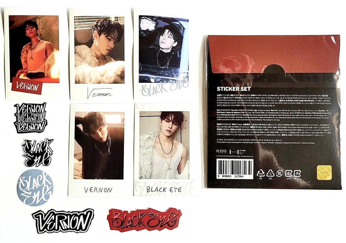 VERNON (SEVENTEEN) BLACK EYE OFFICIAL MD (select) [KPOPPIN USA] | eBay