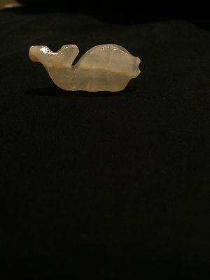 Carved Granite Stone Whale Figurine #C