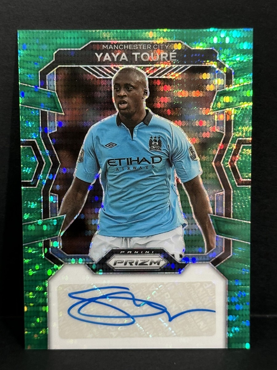 2023-24 Panini Prizm EPL Man City Legend Yaya Toure Auto 2023-24 Panini Prizm EPL Man City Legend Yaya Toure Auto