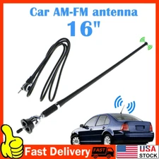Car Auto Stereo FM & AM Radio Amplified Signal Antenna Universal Roof Fender 16"
