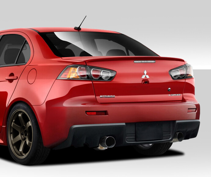 08-17 Mitsubishi Lancer EVO X V2 Duraflex Rear Body Kit Bumper