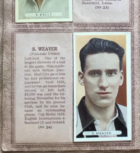 1934 Ardath Famous Footballers Middlesbrough Camsell & Birmingham Stoker 2 cards - Picture 3 of 10