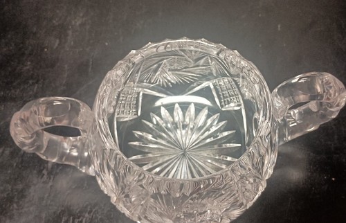 Antique American Brilliant Open Sugar Bowl - Picture 3 of 15