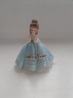 Vintage Rare Blue Josef Originals Little Pets Girl with Kitten Loving Kitten