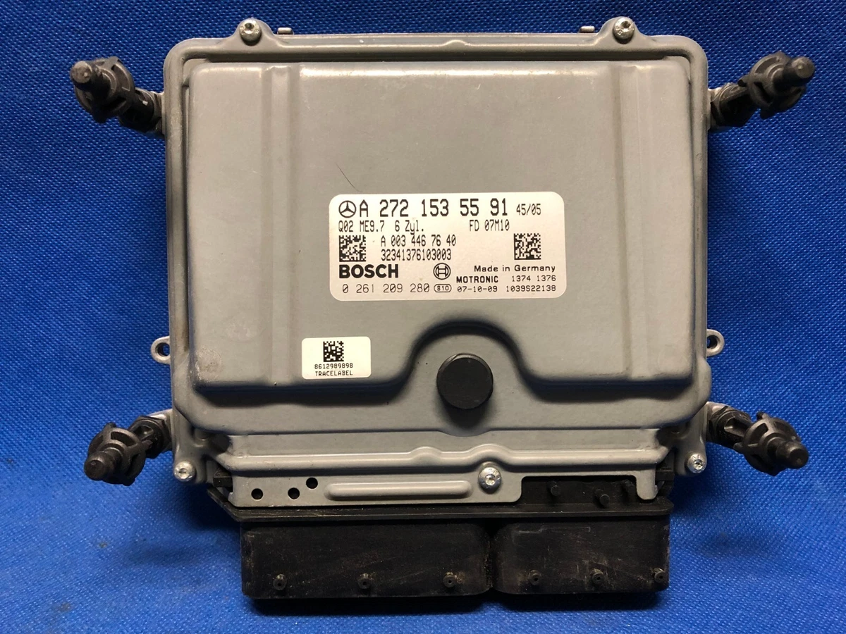 07 MERCEDES E350 E CLASS ECM ECU ENGINE MODULE PCM BOSCH  