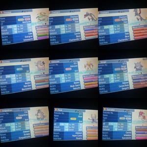 Details About All 30 Shiny Xy Mega Evolutions Pokemon Ultra Sun Moon Oras 3ds Trade Guide