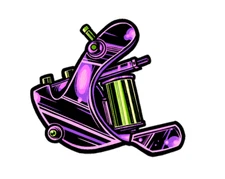 TATTOO MACHINE INK TAT GUN BODY ART CAR Truck Boat Window BUMPER STICKER DECAL