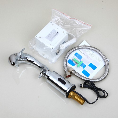 Dolphin Brass Faucet Automatic Hand Free Touch Sensor Bathroom Basin Fashion Tap - Picture 7 of 8