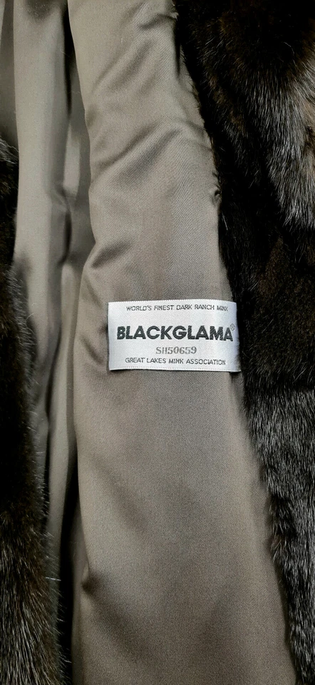 Mink Coat Blackglama Mink fur Coat Furs Fur Coat Winter Dark Mink — 第 4/4 张图片